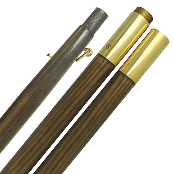 Oak Finished Indoor Parade Pole - 8'x1.25"